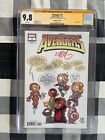 AVENGERS #1 CGC 9.8 SS Signed SKOTTIE YOUNG VARIANT Cover Marvel 2023 Gem!