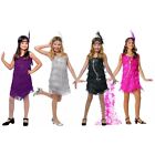Flapper Costume Kids Roaring 20s Halloween Fancy Dress