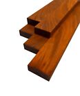 African Padauk Wood Cutting Board Lumber Board Blanks 3/4” x 2” x 16” (5 Pack)