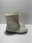 Columbia Lavela BL1235-139 Snow Boots Size 9.5  Waterproof Cream Gray Thinsulate