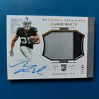 ZAMIR WHITE 2022 PANINI NATIONAL TREASURES CROSSOVER RC 2-COLOR PATCH AUTO #/49