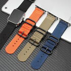 Military Nylon Watch Band For Apple Watch Ultra 38-49mm iWatch Series 9 8 7 6 5