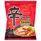 Nongshim Shin Ramyun Spicy Beef Ramen Noodle Soup Pack, 4.02oz X 10 Count