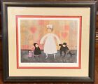 P. BUCKLEY MOSS SIGNED, RARE FRAMED & MATTED 