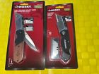 LOT OF TWO (2) NEW HUSKY TOOLS UTILITY KNIFE & SPORT KNIVES NEW IN PACKAGE!