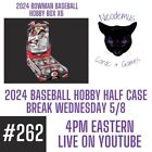 Milwaukee Brewers 2024 Bowman Baseball Hobby 1/2 Case Break#262