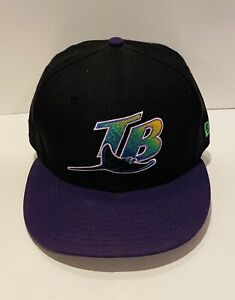 Tampa Bay Devil Rays Hat Cap 7 1/4 New Era 59Fifty 1998 Cooperstown 100% Wool