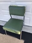 STEELCASE CLASSIC INDUSTRIAL VINTAGE 1960'S PLUSH TANKER GREEN DESK/OFFICE CHAIR