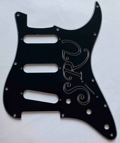 Guitar Pickguard for Fender US 11 hole SRV Stratocaster Strat Style 3 Ply Black