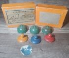 Vintage Color Monte Disks and Cover Trick Set Magic