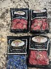 4 Bags WARHEAD EXTREME SOUR HARD CANDY 3 black cherry, one blue raspberry