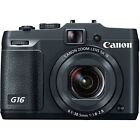 Canon PowerShot G16 12.1 MP CMOS Digital Camera Optical 5 times Zoom 1080p Full