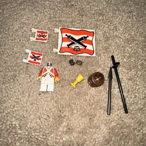 LEGO Pirates: Imperial Outpost (6263) Flags And Parts Read
