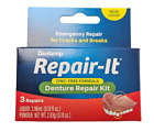 Dentemp REPAIR-It Denture Repair Kit - 3 Repairs/Kit NEW LOOK ARRIVING!! red
