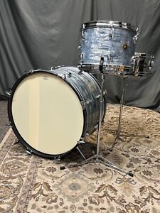 Vintage 60s Gretsch Midnight Blue Pearl Drums w/4160 Snare