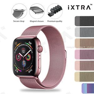 For Apple Watch iWatch Band Series 9 8 7 6 5 4 SE Magnetic Stainless Steel Strap