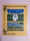 Original rock n' roll handbill / Tower Cafe, San Francisco / Folk Rock / 1966