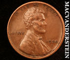 New Listing1920-D Lincoln Wheat Cent - Scarce  Extra Fine  Semi-key  Better Date  #V1185
