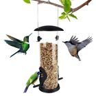 Metal Bird Feeder, Tube Bird Feeders for Outdoors Hanging, Heavy Duty Chew-Pr...