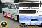 Black Chrome Side Body Trim Molding Replace for 1994-1997 Dodge Ram Pickup Truck