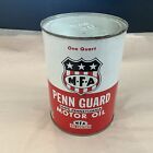 NOS Full MFA Penn Guard 100% Pennsylvania Motor Oil Can Metal Quart
