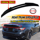 FOR BMW G22 4 SERIES 21-24 430i M440i G82 M4 GLOSS BLACK PSM STYLE TRUNK SPOILER