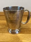 Tankards Silver plated Elkington & Co 1/2pint Cup ER 245. Cardinals Cricket Club