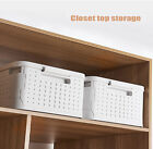 Plastic Storage Container With Lid Foldable Storage Bin Wardrobe Box Organizer