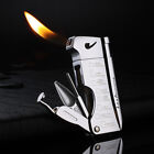 Zinc Alloy Men Jet Rod Pipe Compact Lighter Butane Genuine Kitchen Tool Gadget