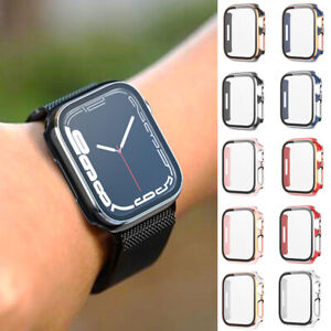 For Apple Watch Series 8 7 SE 6 5 4 3 thin 360 Screen Protector Case Cover