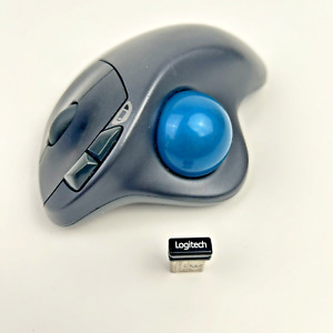 Logitech M570 Wireless Trackball Mouse with USB Dongle AS IS Untested