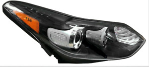 For 2017 - 2022  Kia Sportage Halogen Headlight w/ LED DRL Passenger RH