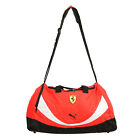 Scuderia Ferrari X Puma Unisex Logo Print Large Travel Gym Duffle  Bag