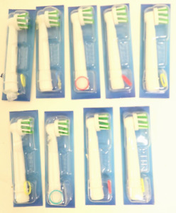 9 ORAL-B Cross Action Toothbrush Replacement Brush Heads Electric NEW GENUINE