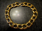 Vintage Estate Gold Plated Chain Chunky Heavy Link Choker Collar 17