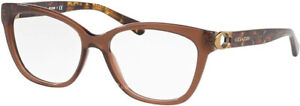 Coach Eyeglass Frames -HC 6120 5035 -Transparent Brown-52-16-140- No Case