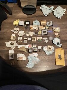 Huge Lot Of Mixed Minerals About 35 Pieces