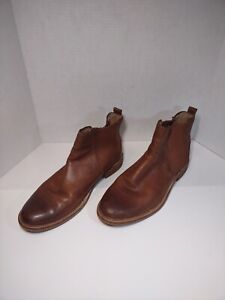UGG Baldvin Mens 12 Chelsea Boots Leather Slip On Casual 1013135 Used
