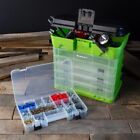 Storage and Tool Box-Durable Organizer Utility Box-4 Drawers 19 Compartments