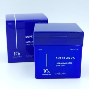MISSHA Super Aqua Ultra Hyalron Clear Pads 70ea Moisturizing K-Beauty
