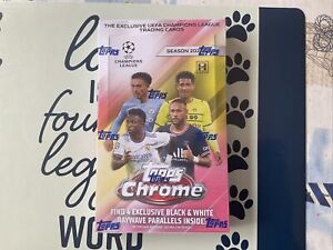 2021/22 Topps CHROME UEFA Champion League Soccer Factory Sealed Hobby LITE Box