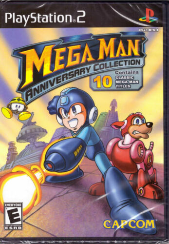 Mega Man Anniversary Collection [PlayStation 2 PS2, 10 Classic Titles Games] New