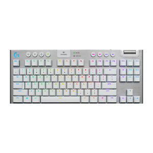 Logitech G915 TKL Tenkeyless Wireless RGB Mechanical Gaming Keyboard White
