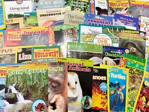 Lot/Bundle of 20 Assorted Paperback Non Fiction Science Books for Little Kids