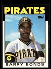 1986 TOPPS TRADED ROOKIE BARRY BONDS PIRATES