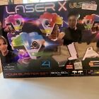 Laser X Ultra 4 Blasters Battery Operated Laser Tag Gaming 300 Ft.  New