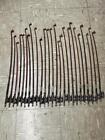 Old Antique Used Violin Viola Cello Bow 25 pieces Germany for parts. Mixed Size.