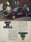 New ListingVolkswagen Rabbit 1979 Print Ad - Rabbit and Costello Fashion Photographers