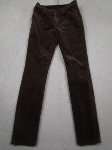 Cabi Jeans Womens 2 Brown Corduroy Button Fly Skinny Pockets Preppy