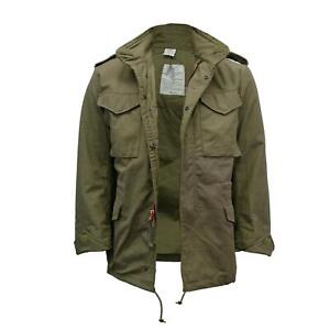Original US M65 Jacket Army Military Combat Field Vintage Coat Olive Green New